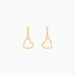 Boucles D'oreilles Pendantes Anne-maudae Pendantes Coeurs Or Jaune - Pendantes Femme | Marc Orian