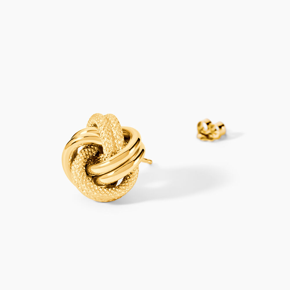 Boucles D'Oreilles Puces Gereon Or Jaune - Puces Femme | Marc Orian