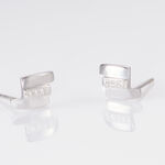 Boucles D'oreilles Puces Dolene Or Blanc Diamant - Boucles d'oreilles mariage Femme | Marc Orian