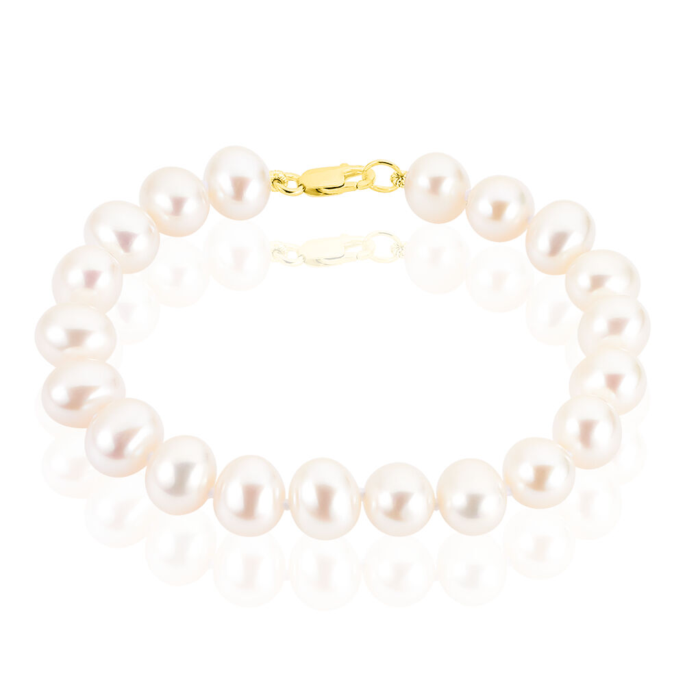 Bracelet Merrane Or Jaune Perle De Culture - Bracelets chaînes Femme | Marc Orian