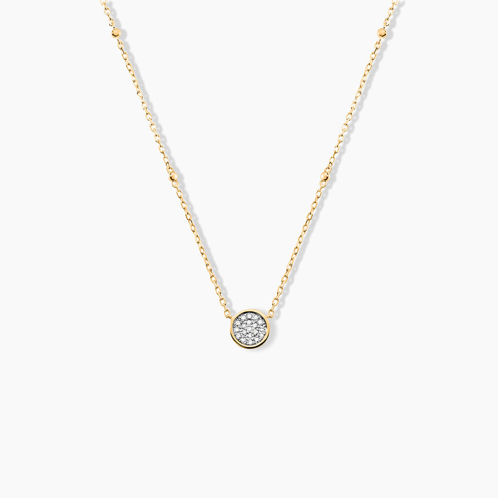 Collier Melisane Or Jaune Diamant - Colliers avec pierres Femme | Marc Orian