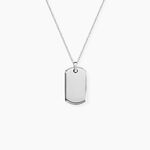 Collier Eutrope Acier Blanc - Colliers fantaisie Homme | Marc Orian