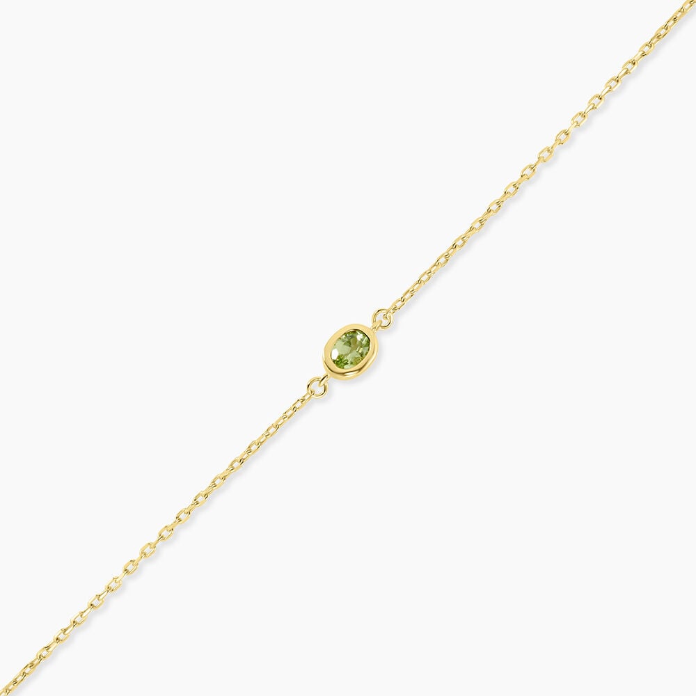 Bracelet Poem Argent Jaune P&eacute;ridot - Bracelets fantaisie Femme | Marc Orian