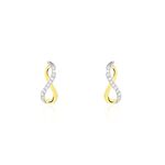 Boucles D'oreilles Puces Osanna Or Jaune Diamants - Puces Femme | Marc Orian