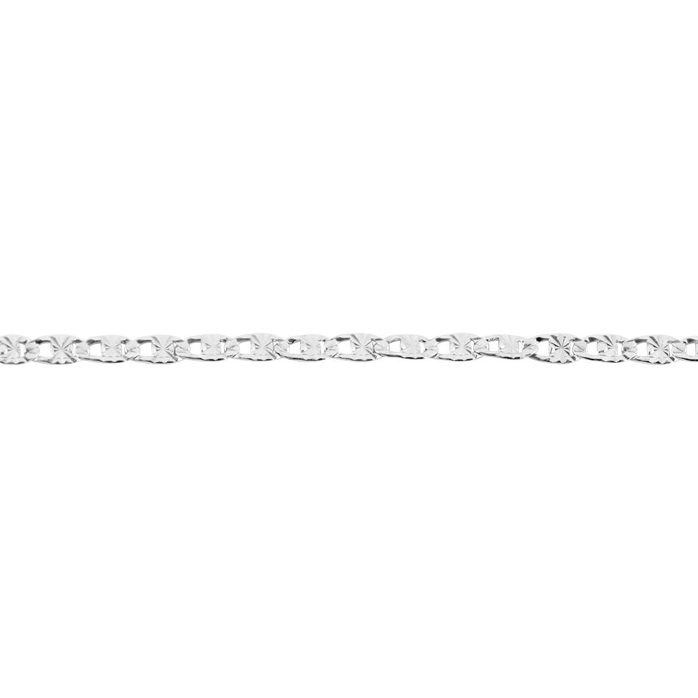 Bracelet Argent Blanc Sanve - Bracelets mailles Femme | Marc Orian