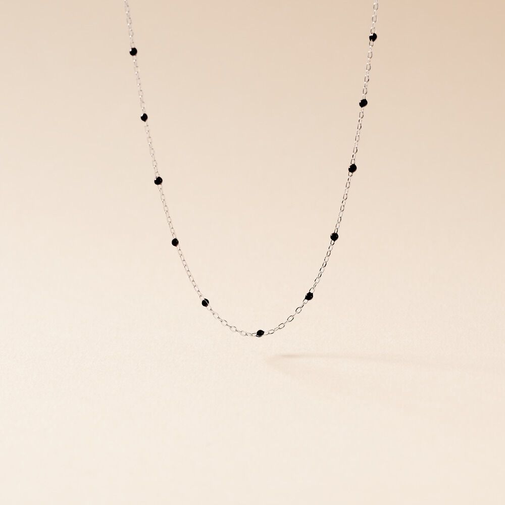 Collier Molly Argent Blanc - Colliers Femme | Marc Orian