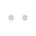 Boucles D'oreilles Puces Wendeline Argent Blanc Oxyde De Zirconium - Puces Femme | Marc Orian