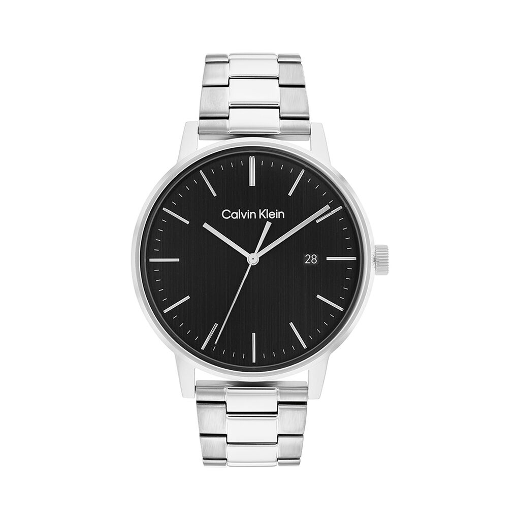 Montre Calvin Klein Linked Bracelet Noir - Montres &eacute;tanches Homme | Marc Orian