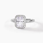 Bague Solitaire Pilar Argent Blanc Oxyde De Zirconium - Bijoux fantaisie Femme | Marc Orian