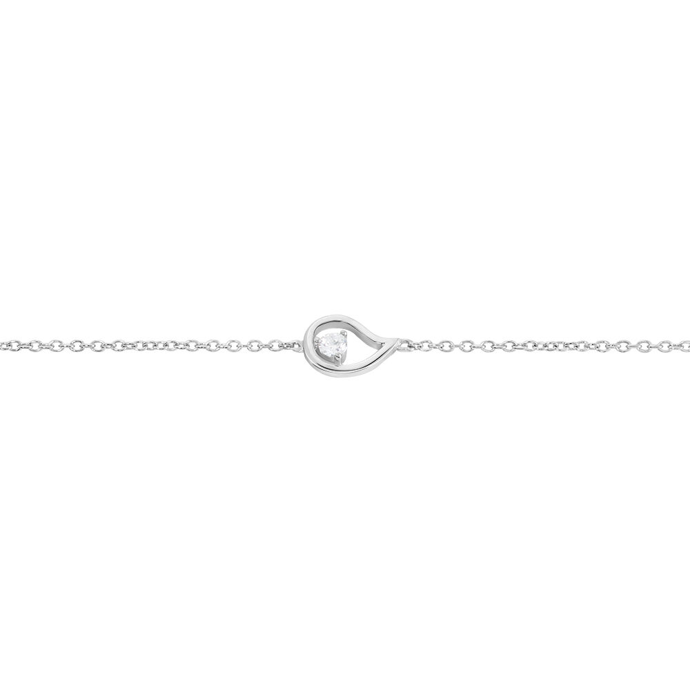 Bracelet Argent Sidonio Oxydes De Zirconium - Bracelets chaînes Femme | Marc Orian