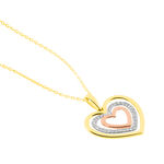 Collier Titaina Or Tricolore Diamant - Colliers avec pierres Femme | Marc Orian