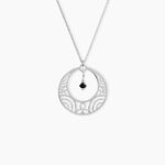 Collier Kayra Argent Blanc Pierre De Synthese - Colliers avec pierres Femme | Marc Orian