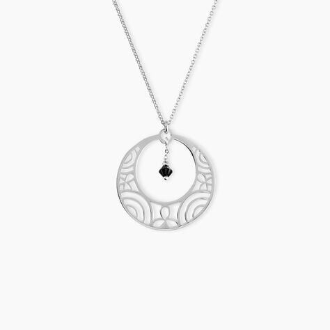 Collier Kayra Argent Blanc Pierre De Synthese - Colliers avec pierres Femme | Marc Orian