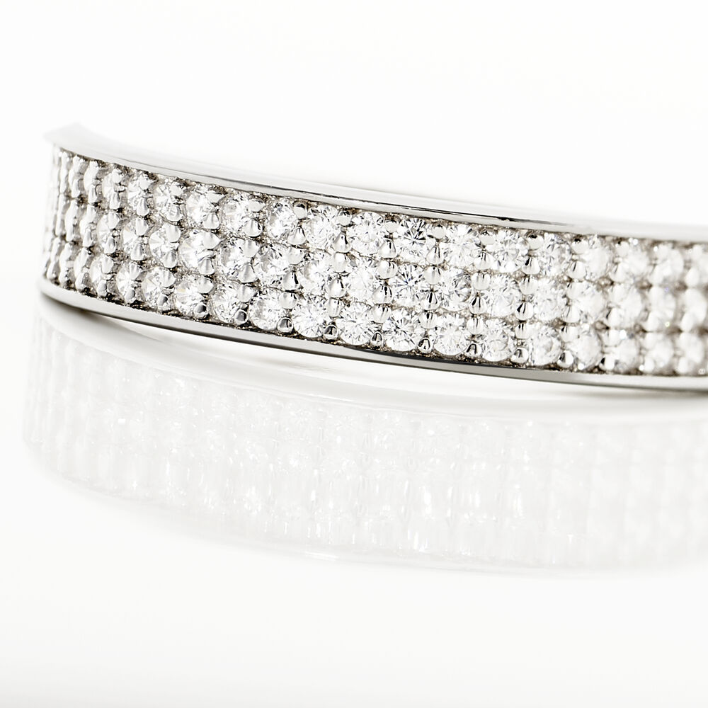 Bague Kaycee Argent Blanc Oxyde De Zirconium - Bagues avec pierre Femme | Marc Orian