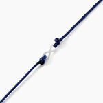 Bracelet Lyli Argent Blanc - Bracelets cordons Femme | Marc Orian