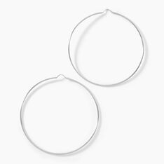 Créoles Dominae Or Blanc - Boucles d'oreilles Créoles Femme | Marc Orian