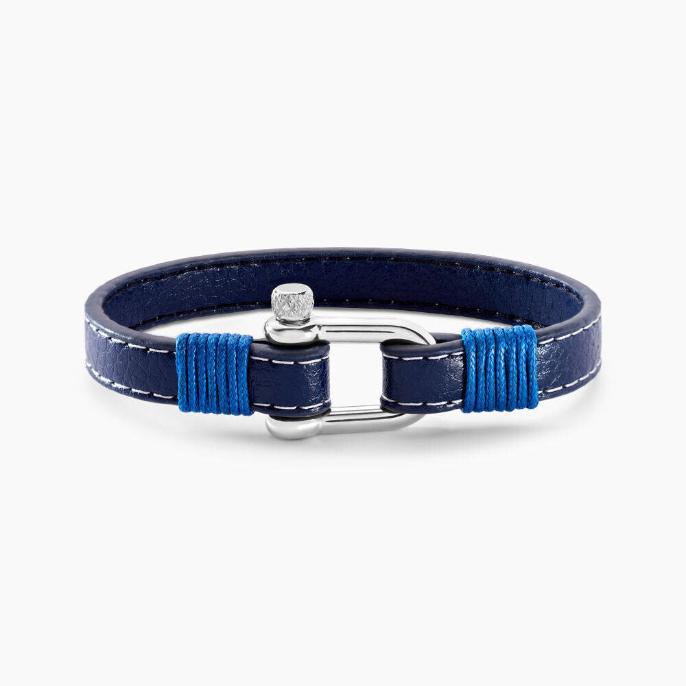 Bracelet Amarelo Acier Blanc - Bracelets cuir Homme | Marc Orian