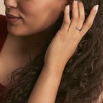 Bague Cassie Or Blanc Saphir Et Diamant - Solitaires Femme | Marc Orian