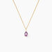 Collier Goutte Or Jaune Amethyste - Colliers avec pierres Femme | Marc Orian
