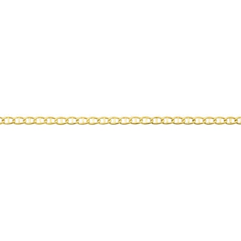 Collier Capucin Or Jaune Maille Marine Plate - Chaines Homme | Marc Orian