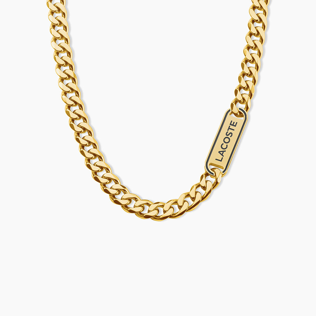 Collier Lacoste District Acier Jaune - Colliers ete Homme | Marc Orian