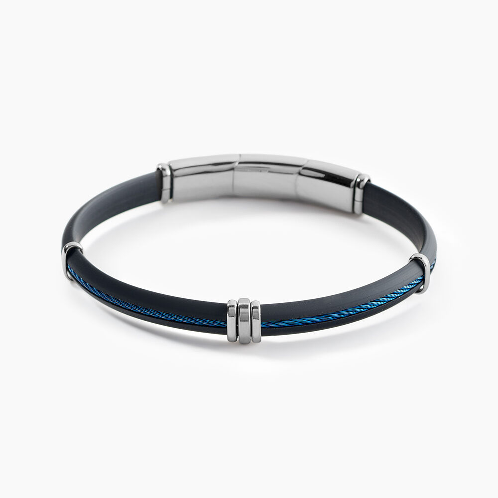 Bracelet Jourdan Faro Caoutchouc Multicolore - Bracelets cha&icirc;nes Homme | Marc Orian