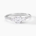 Bague Mallory Argent Blanc Oxyde De Zirconium - Bijoux fantaisie Femme | Marc Orian