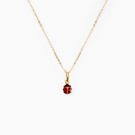 Collier Helidie Coccinelle Or Jaune - Colliers avec pierres Enfant | Marc Orian