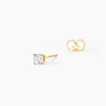 Boucle D'oreille Puce Unitaire Victoria Or Jaune Diamant - Boucles d'oreilles mariage Famille | Marc Orian