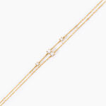 Bracelet Mordikai Or Jaune Oxyde De Zirconium - Bracelets cha&icirc;nes Femme | Marc Orian