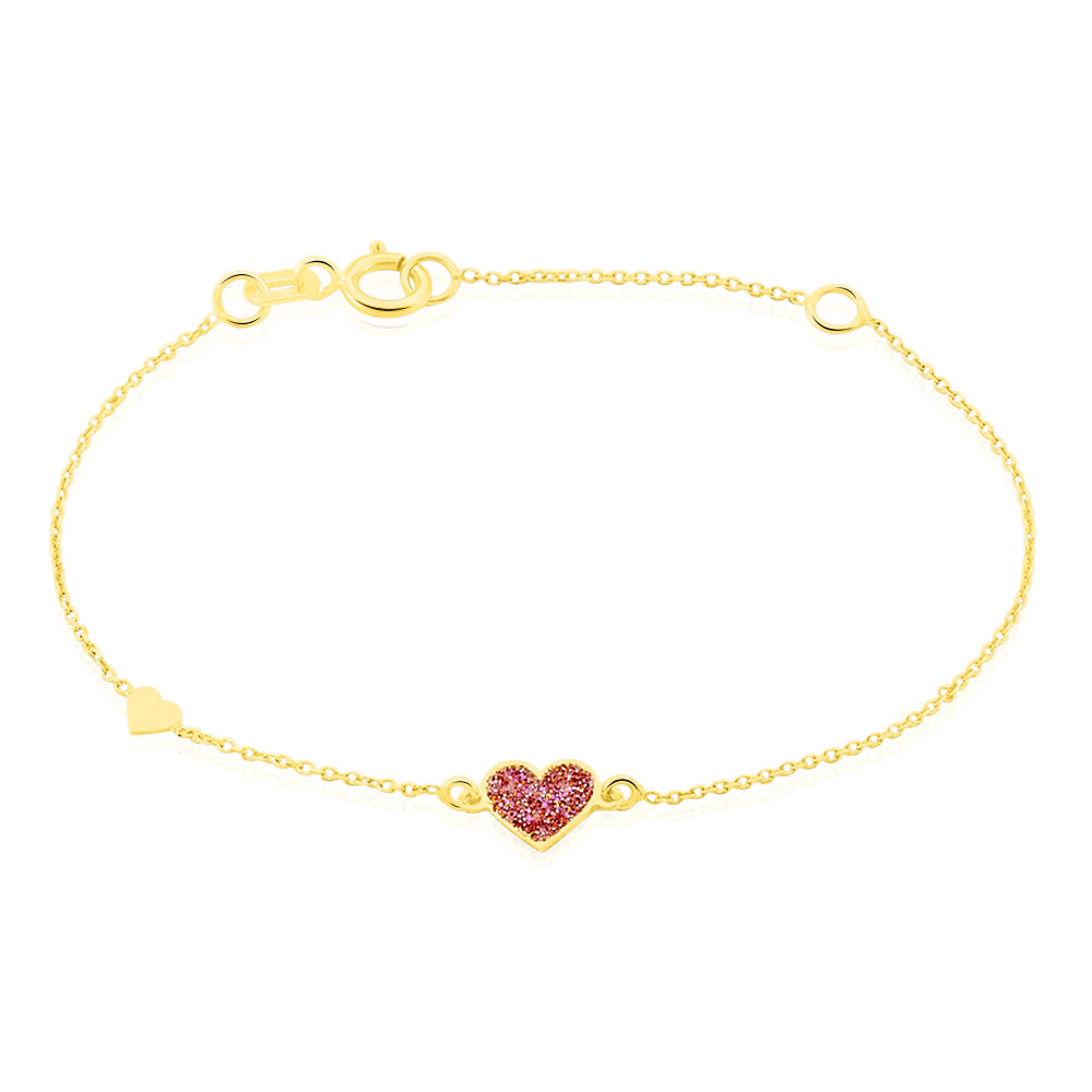 Bracelet Soraya Coeur Or Jaune - Bracelets cha&icirc;nes Enfant | Marc Orian