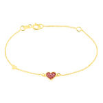 Bracelet Soraya Coeur Or Jaune - Bracelets cha&icirc;nes Enfant | Marc Orian