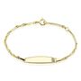 Bracelet Identite Bebe Or Jaune Ericka