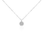 Collier Apollinaris Argent Blanc Oxyde De Zirconium - Colliers avec pierres Femme | Marc Orian