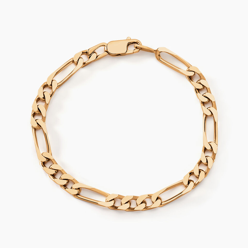 Bracelet Bixente Plaqué Or Doré - Bracelets mailles Homme | Marc Orian