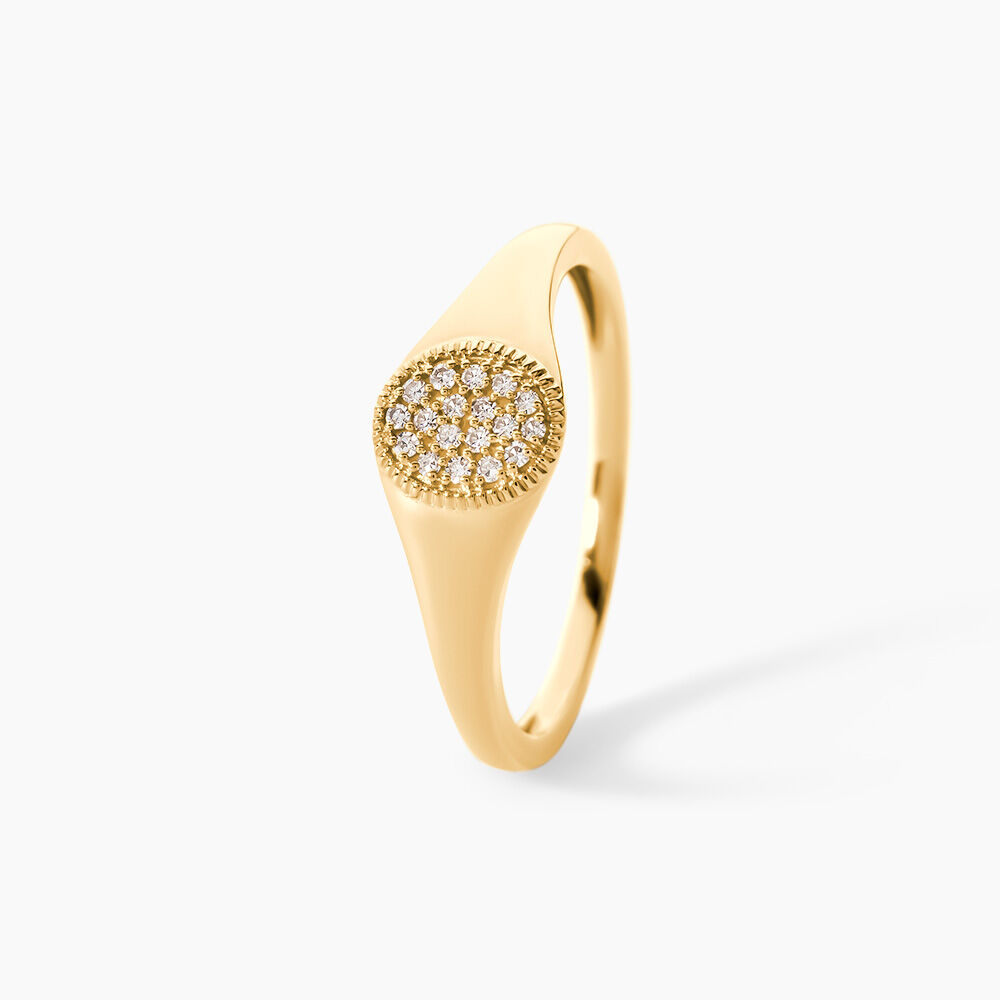 Bague Devdas Or Jaune Diamant - Bagues pierres pr&eacute;cieuses Femme | Marc Orian