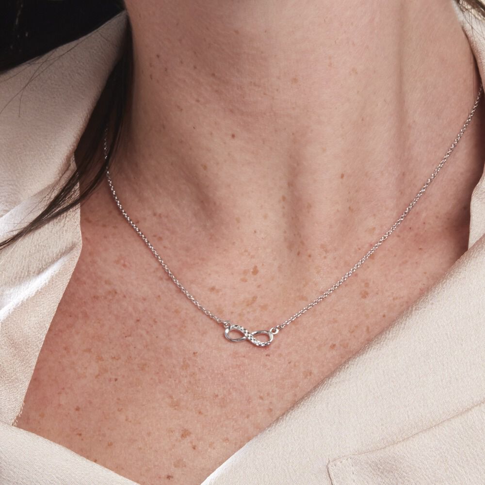 Collier Argent Blanc Teoxane - Colliers Femme | Marc Orian