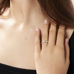 Alliance Giulia Or Blanc Diamant - Alliances duo Femme | Marc Orian