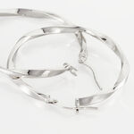 Cr&eacute;oles Argent Blanc Ires - Cr&eacute;oles Femme | Marc Orian