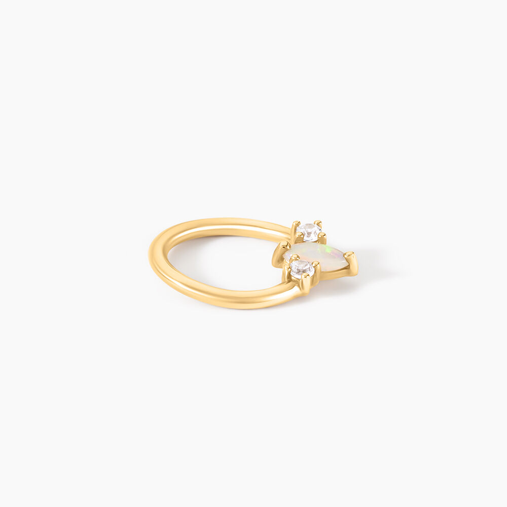 Piercing Babs Or Jaune Opale Oxyde De Zirconium - Piercings Femme | Marc Orian