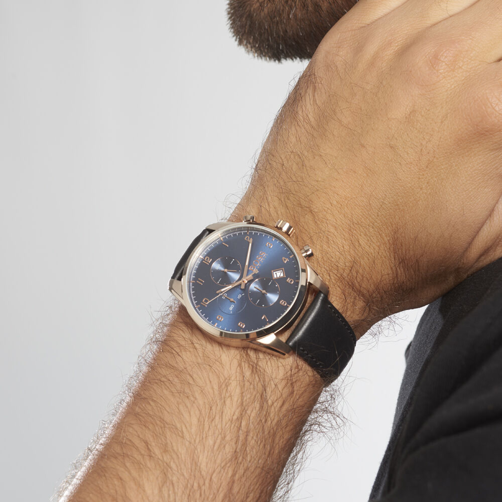 Montre Boss Skymaster Bleu - Montres étanches Homme | Marc Orian
