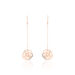 Boucles D'oreilles Pendantes Or Rose - Pendantes Femme | Marc Orian