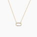 Collier Minimalist Chic Or Jaune Oxyde De Zirconium - Colliers avec pierres Femme | Marc Orian