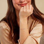 Bracelet Soana Or Jaune Argent Blanc Oxyde De Zirconium - Bracelets cha&icirc;nes Femme | Marc Orian