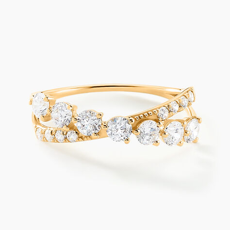 Bague Dorean Or Jaune Oxyde De Zirconium - Bagues avec pierre Femme | Marc Orian