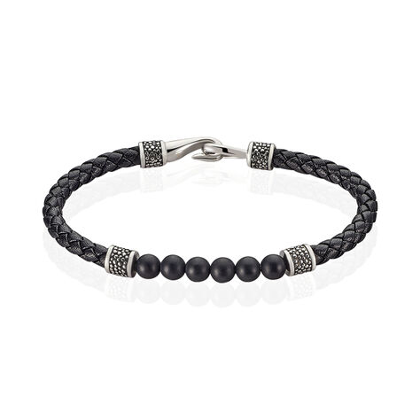 Bracelet Genaelleae Acier Blanc Agate - Bracelets Homme | Marc Orian