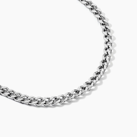 Collier Daniel Acier Blanc - Colliers Homme | Marc Orian