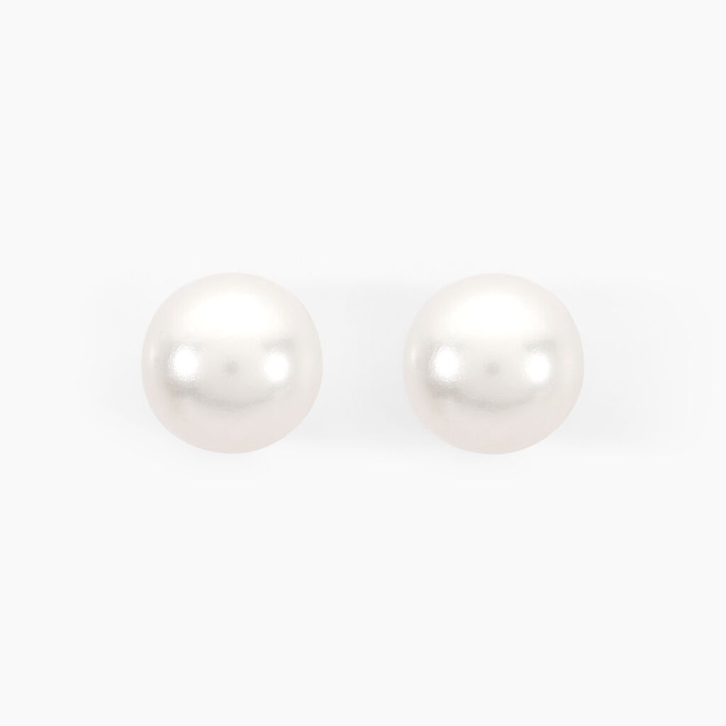 Boucles D'oreilles Puces Suki Or Jaune Perle De Culture - Clous d'oreilles Femme | Marc Orian