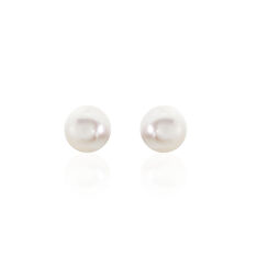 Boucles D'oreilles Puces Suki Or Jaune Perle De Culture - Clous d'oreilles Femme | Marc Orian