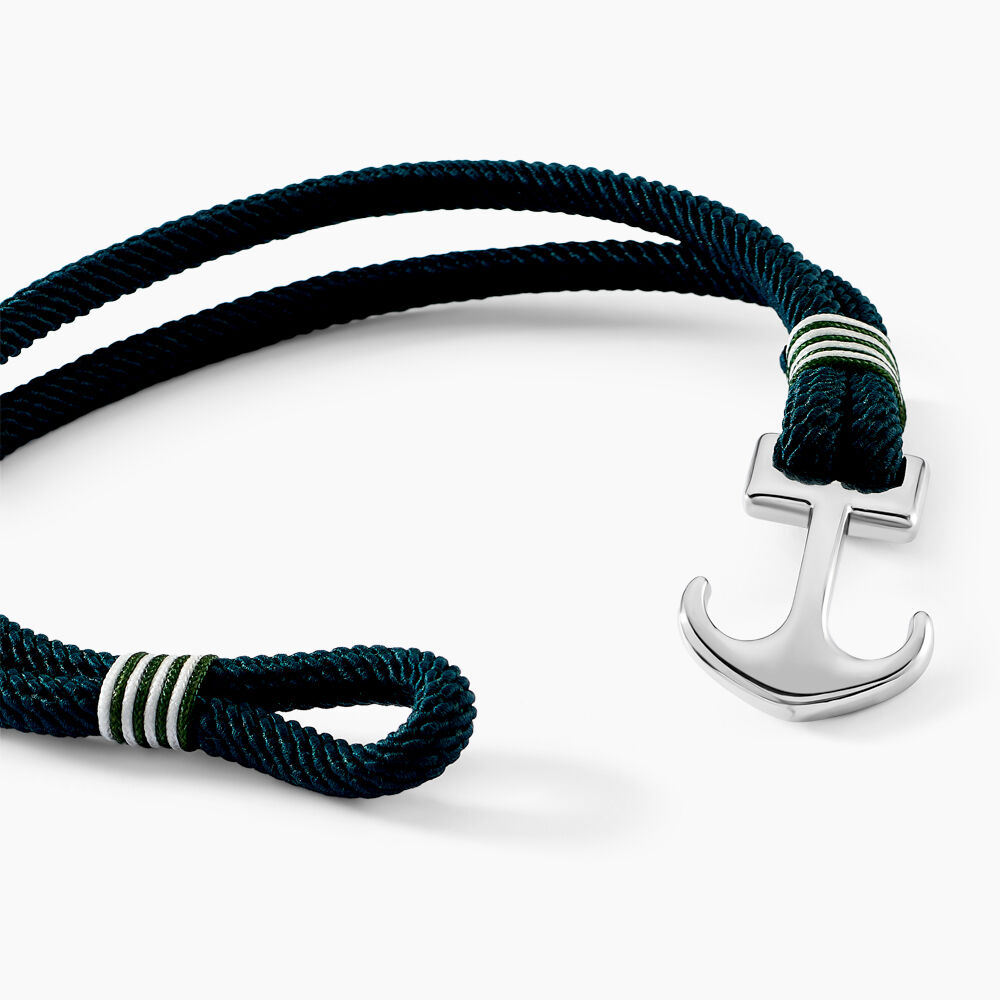 Bracelet Malo Acier Blanc - Bracelets cordons Homme | Marc Orian